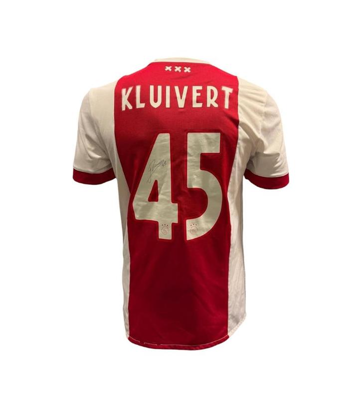 Justin Kluivert AFC Ajax 17/18 gesigneerd thuis shirt, Verzamelen, Sportartikelen en Voetbal, Zo goed als nieuw, Shirt, Ajax, Ophalen of Verzenden