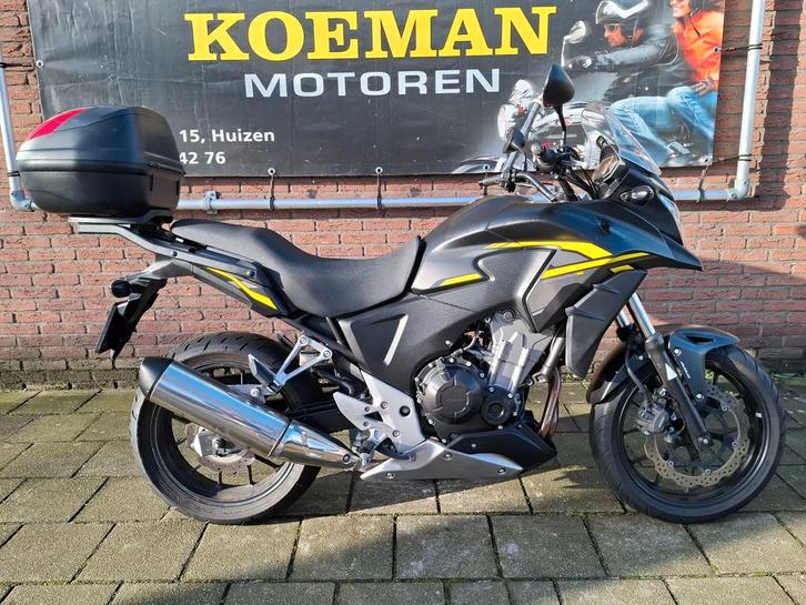HONDA CB500X ABS 2016 35 KW CB500 X topkoffer CB 500 A2 35KW, Motoren, Motoren | Honda, Bedrijf, Sport, 12 t/m 35 kW, 2 cilinders