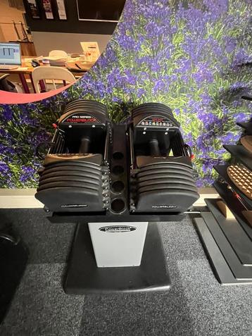 Original Powerblock PRO Dumbells tot 47kg + Collumn beschikbaar voor biedingen