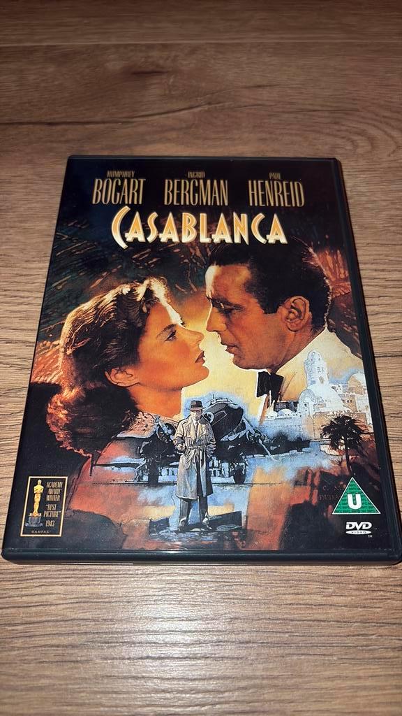 Casablanca met Humphrey Bogart en Ingrid Bergman., Cd's en Dvd's, Dvd's | Klassiekers, Zo goed als nieuw, Actie en Avontuur, 1960 tot 1980