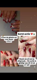 Kerst Actie €35,- voor gehele set acrylnagels!, Ophalen of Verzenden, Zo goed als nieuw, Handen en Nagels