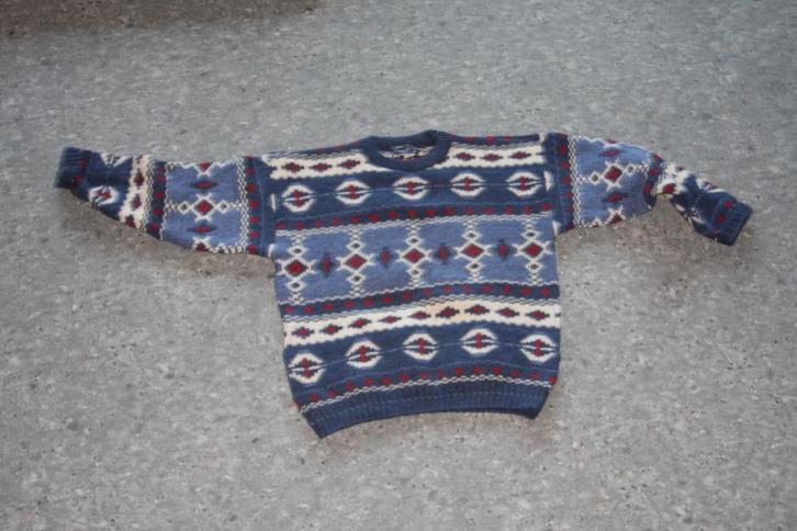 Cottonfield XL Warme wollen wintertrui, Kleding | Heren, Truien en Vesten, Zo goed als nieuw, Maat 56/58 (XL), Blauw, Ophalen