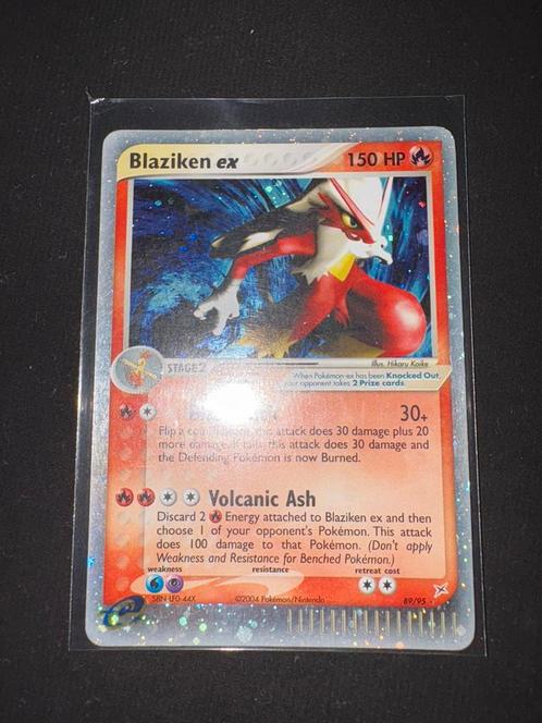Blaziken 98/95, Hobby en Vrije tijd, Verzamelkaartspellen | Pokémon, Zo goed als nieuw, Losse kaart, Ophalen of Verzenden
