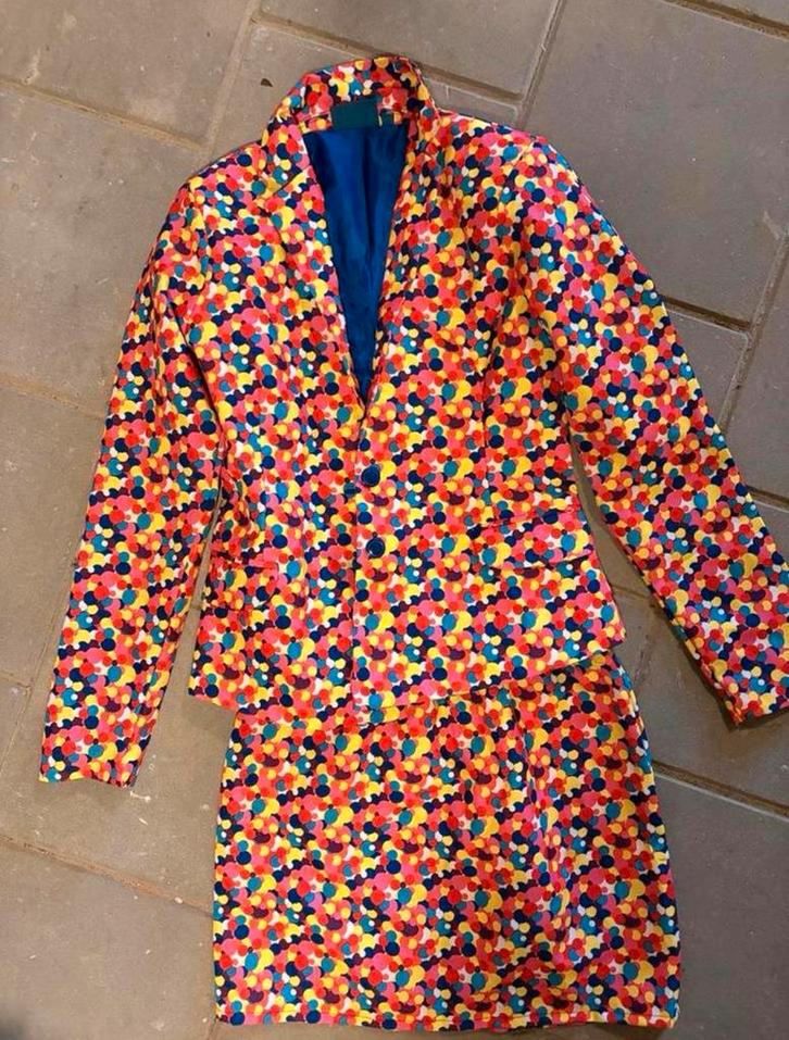 Confetti Setje Rok & Colbert - Maat S, Kleding | Dames, Jasjes, Kostuums en Pakken, Zo goed als nieuw, Kostuum of Pak, Maat 36 (S)