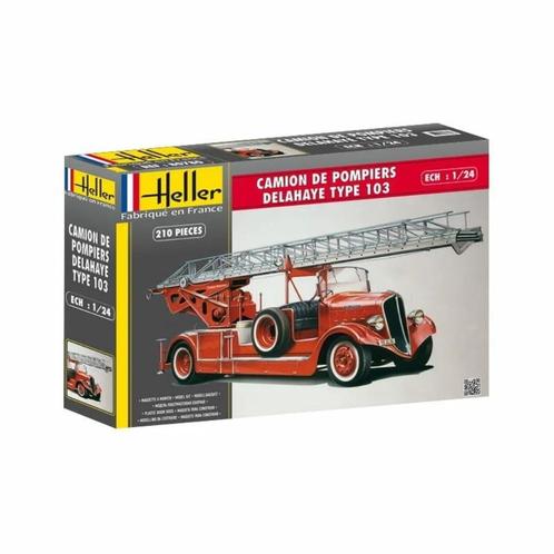 Delahaye Type 103 Firetruck, Hobby en Vrije tijd, Modelbouw | Auto's en Voertuigen, Nieuw, Truck, Groter dan 1:32, Heller, Ophalen of Verzenden