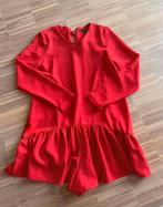 Zara playsuit jurk rood met strik op de rug maat xs 34, Zara, Maat 34 (XS) of kleiner, Ophalen of Verzenden, Zo goed als nieuw