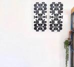 Set (2) XL Vintage Panton dessin Design WANDLAMPEN, Ophalen, Gebruikt, Glas, Vintage panton stijl dessin wand muur lampen set