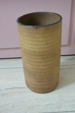 Bruine Potters vaas, Gebruikt, Overige kleuren, Aardewerk of Porselein, Ophalen of Verzenden