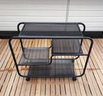 Vintage space-age 80s design trolley # 4 nivo's # wieltjes, Antiek en Kunst, Kunst | Designobjecten, Ophalen