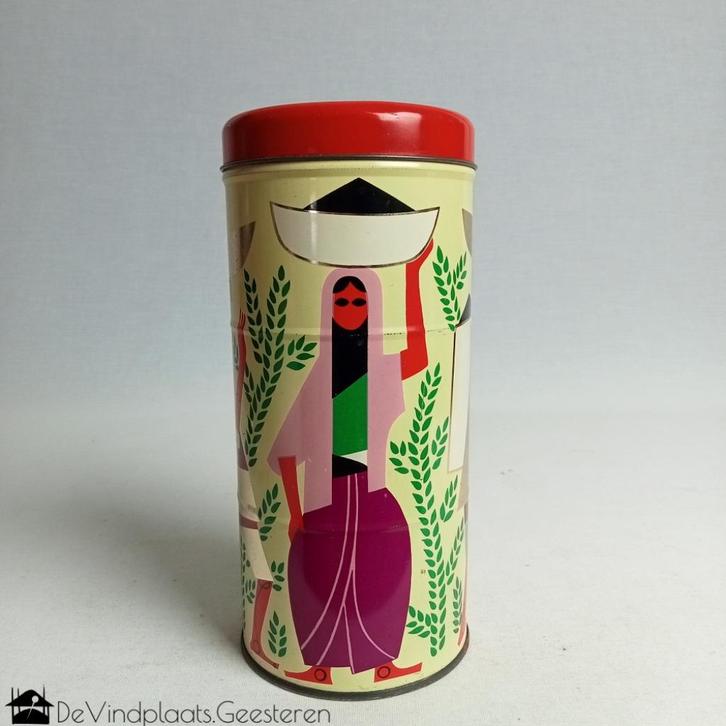 Vintage Kaiser’s Kaffee koffiebus, Verzamelen, Blikken, Zo goed als nieuw, Koffie, Overige merken, Ophalen of Verzenden