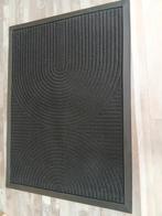 Zwarte deurmat met patroon, Huis en Inrichting, 50 tot 100 cm, Alle, Zwart, Nieuw