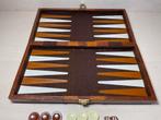 Backgammon in luxe koffer, Ophalen of Verzenden, Zo goed als nieuw
