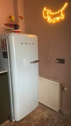 Smeg koelkast met vriesvak, Witgoed en Apparatuur, Koelkasten en IJskasten, Ophalen, 200 liter of meer, 60 cm of meer, Zo goed als nieuw