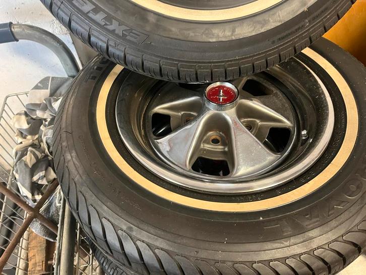Ford Mustang Velgen 1965-1968 - Origineel!, Auto-onderdelen, Banden en Velgen, Velg(en), Zomerbanden, 14 inch, 195 mm, Personenwagen