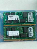 32GB (2x16GB) DDR4 - Kingston, Computers en Software, RAM geheugen, Verzenden, DDR4, Zo goed als nieuw, Laptop
