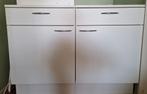 Bruynzeel onderkasten 2 stuks wit, Ophalen, Gebruikt