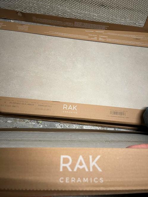 RAK Keramische Tegels 60x120 Clay - 11 stuks, Doe-het-zelf en Verbouw, Tegels, Nieuw, Wandtegels, Keramiek, 60 cm of meer, 60 cm of meer