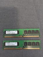 2x 1GB Elpida PC2-6400U DDR2 Geheugenmodules, Gebruikt, Ophalen of Verzenden, DDR2, Desktop