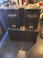 Actieve Gatt Speakers met Subs - Mooie Set!, Overige merken, Gebruikt, Ophalen of Verzenden, 120 watt of meer