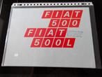 Folder FIAT 500 & 500L, Verzenden, Zo goed als nieuw, Overige merken