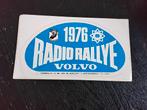 "Radio Rallye" sticker 1976, gesponsord door Volvo, Ophalen of Verzenden, Zo goed als nieuw