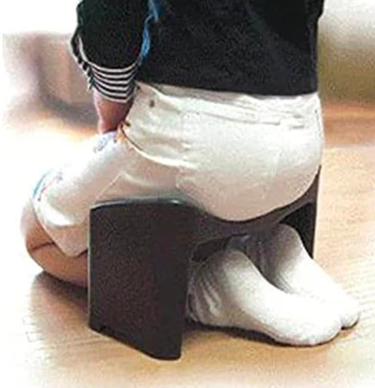 Ergonomisch meditatiebankje Kneechair, Sport en Fitness, Yoga en Pilates, Ophalen of Verzenden, Gebruikt, Yogamat