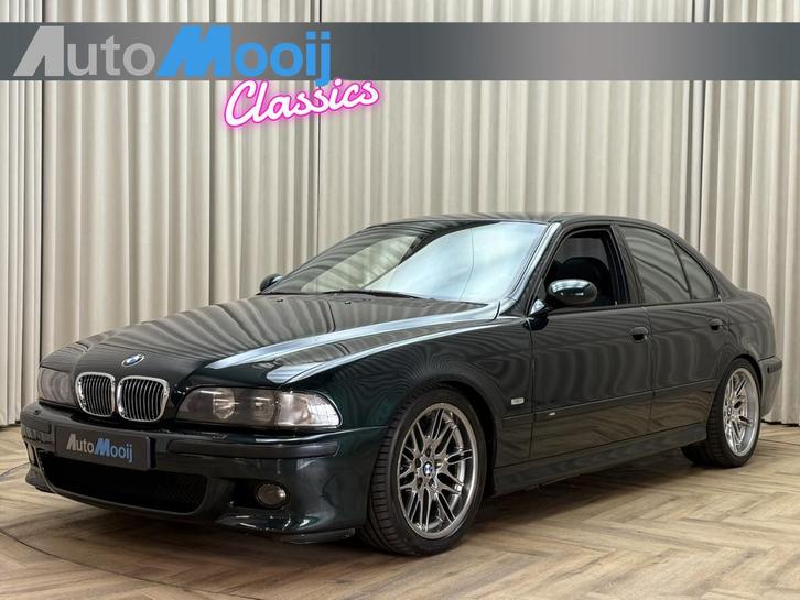 BMW 5 Serie E39 M5 / Oxford Grün / 400 PK / S62 5.0 V8 / En, Auto's, Oldtimers, Bedrijf, Te koop, ABS, Airbags, Airconditioning