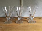 6 glazen ijscoupes, dessert glazen, tulpvorm., Verzamelen, Glas en Borrelglaasjes, Ophalen of Verzenden, Zo goed als nieuw, Bierglas