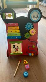 Disney Mickey Mouse houten loopwagen, Ophalen, Gebruikt