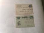 2 briefkaarten 1909+1910., Postzegels en Munten, Ophalen of Verzenden