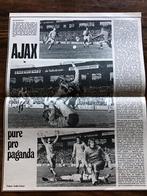 Voetbal artikel FC Amsterdam Ajax februari 1975, Verzamelen, Sportartikelen en Voetbal, Ophalen of Verzenden, Gebruikt, Ajax