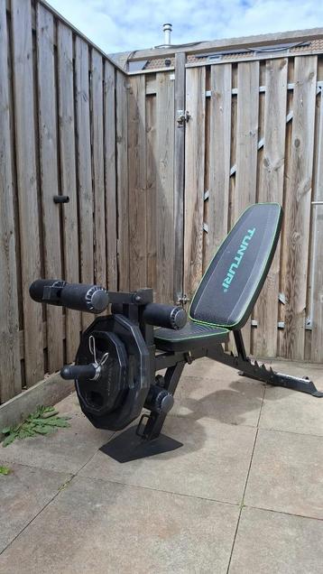 fitness bench - sport bank met gewichten beschikbaar voor biedingen
