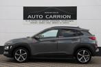 Hyundai Kona 1.0 T-GDI Navi Camera Stuurverwarming Zeer Luxe, Voorwielaandrijving, Gebruikt, Zwart, Leder en Stof