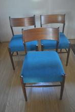 Eetkamerstoelen, 3 stuks, vintage, jaren 70, Ophalen, Huis en Inrichting