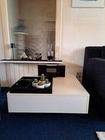 witte salontafel, Huis en Inrichting, Tafels | Salontafels, Ophalen, Gebruikt, 50 tot 100 cm, Vierkant