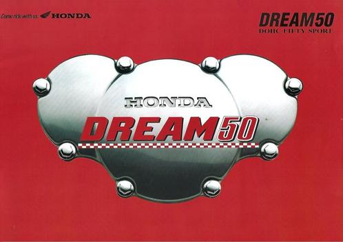 Honda Dream 50 folder, Fietsen en Brommers, Handleidingen en Instructieboekjes, Zo goed als nieuw, Ophalen of Verzenden
