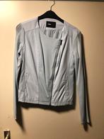 Nepleder jasje,lichtblauw, merk eksept (shoeby) maat M/L, Maat 38/40 (M), Eksept shoeby, Blauw, Ophalen of Verzenden