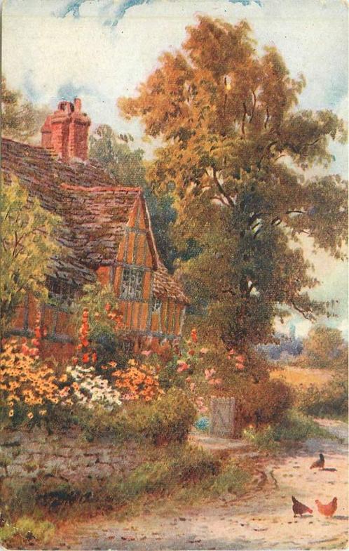 (381-243-019) Boerderij, Verzamelen, Ansichtkaarten | Themakaarten, Voor 1920, Overige thema's, Verzenden