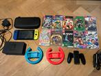 Nintendo Switch - Complete set met o.a. 10 spellen, Ophalen of Verzenden, Zo goed als nieuw, Switch Original
