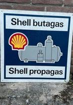 Shell Butagas/Propaangas Reclamebord - Vintage Emaille Plaat, Ophalen