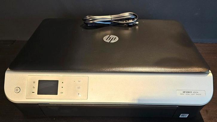 HP ENVY 4504 All-in-One Printer – Print, Scan, Copy, Phot, Computers en Software, Netwerk switches, Zo goed als nieuw, Ophalen