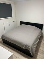 Ikea Malm bed 180x200 + 4 lades + optie matras, Ophalen, Zwart, Tweepersoons, Zo goed als nieuw