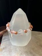 Bergkristal azeztuliet pink fire agnetiet divine love uniek, Ophalen of Verzenden, Nieuw, Roze, Met edelsteen