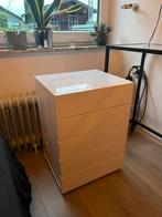 Hoogglans wit ladekastje in zeer goede staat, Huis en Inrichting, Kasten | Ladekasten, Ophalen, 50 tot 100 cm, Zo goed als nieuw