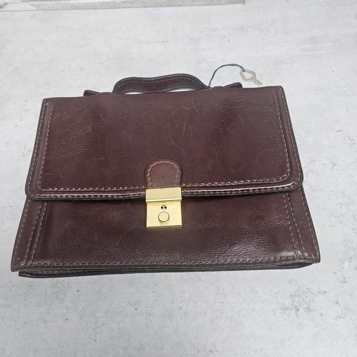 Testardi Heren leren Tas Bruin, Sieraden, Tassen en Uiterlijk, Zonnebrillen en Brillen | Heren, Gebruikt, Overige merken, Bruin