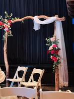 Bruiloft ceremonie boog - Backdrop - pergola, Ophalen, Zo goed als nieuw, Wit, Ivoor of Crème, Accessoires