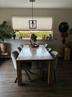 Eetkamer tafel en stoelen, Huis en Inrichting, Complete eetkamers, Ophalen, Gebruikt, Landelijk, 6 tot 8 stoelen