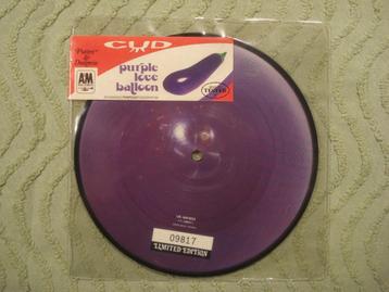 CUD 7" Picture Disc Single: ‘Purple love balloon’ (UK) beschikbaar voor biedingen