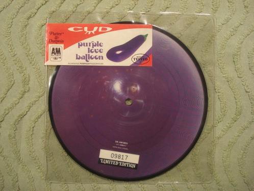 CUD 7" Picture Disc Single: ‘Purple love balloon’ (UK), Cd's en Dvd's, Vinyl Singles, Single, Rock en Metal, 7 inch, Ophalen of Verzenden