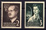 U9800 LIECHTENSTEIN 1955 Het vorstelijk paar postfris, Ophalen of Verzenden, Overige landen, Postfris